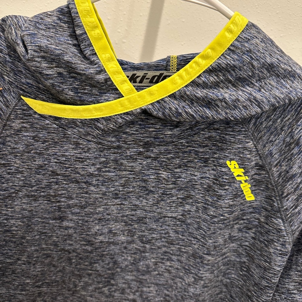 Women’s Gray and Yellow Skidoo Hoodie